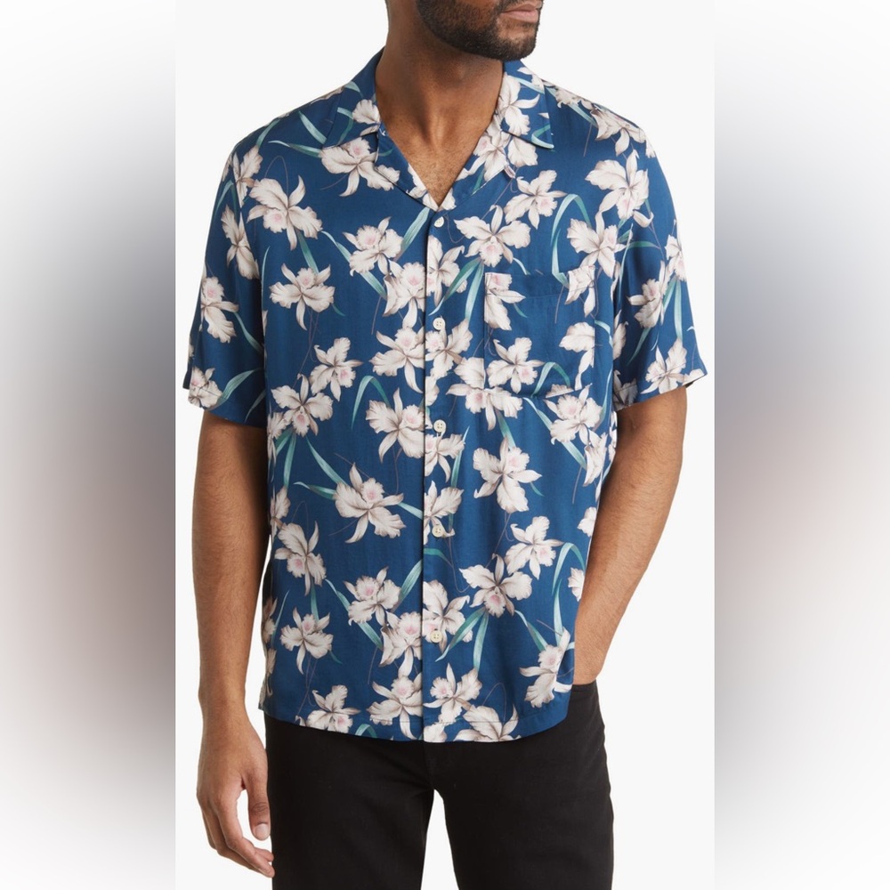 ALL SAINTS Biarritz Floral Camp Shirt - Hawaiian